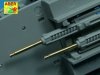 Aber A32008 Set of 4 barrels for German Oerlikon 20mm aircraft machine guns MG FF with sights (1:32)